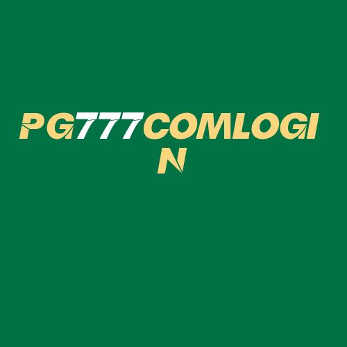 Logo da PG777COMLOGIN